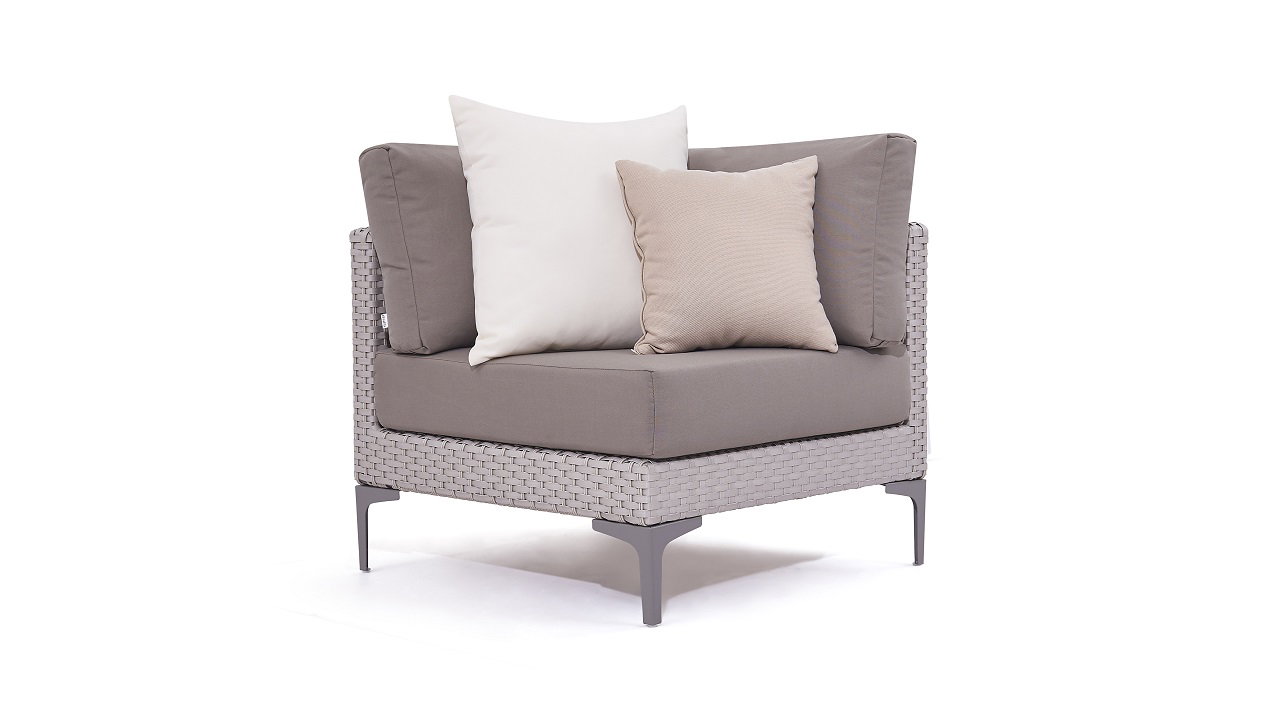 Fauteuil d'angle central Slim 77 cm
